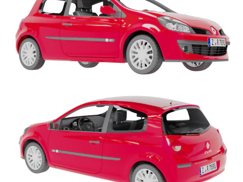 Рено Клио 3D Модель