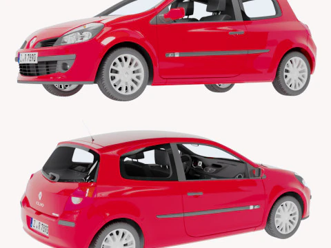 Renault Clio 3D Model
