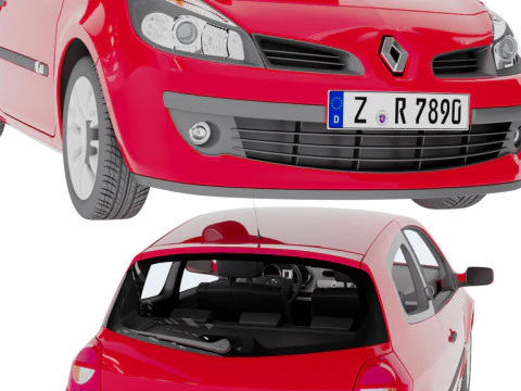 Renault Clio 3D Model