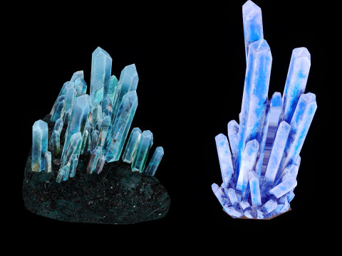 Crystals 3D Model