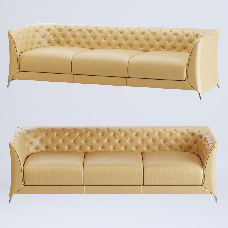 LA SCALA sofa 3D 모델 .c4d .max .obj .3ds .fbx .stl .blend 