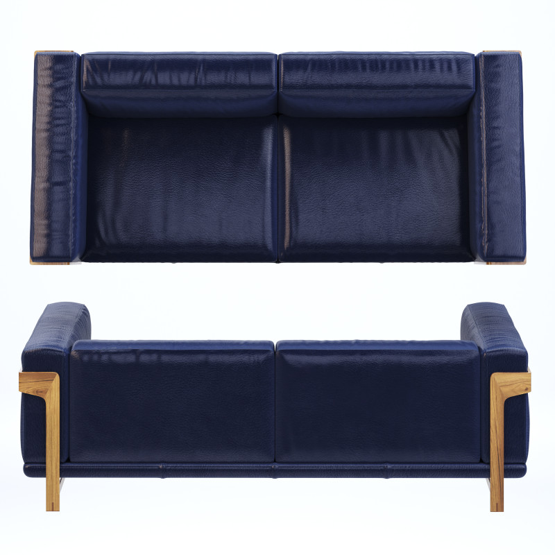 Dalton sofa Model 3D .c4d .max .obj .3ds .fbx .stl .blend 