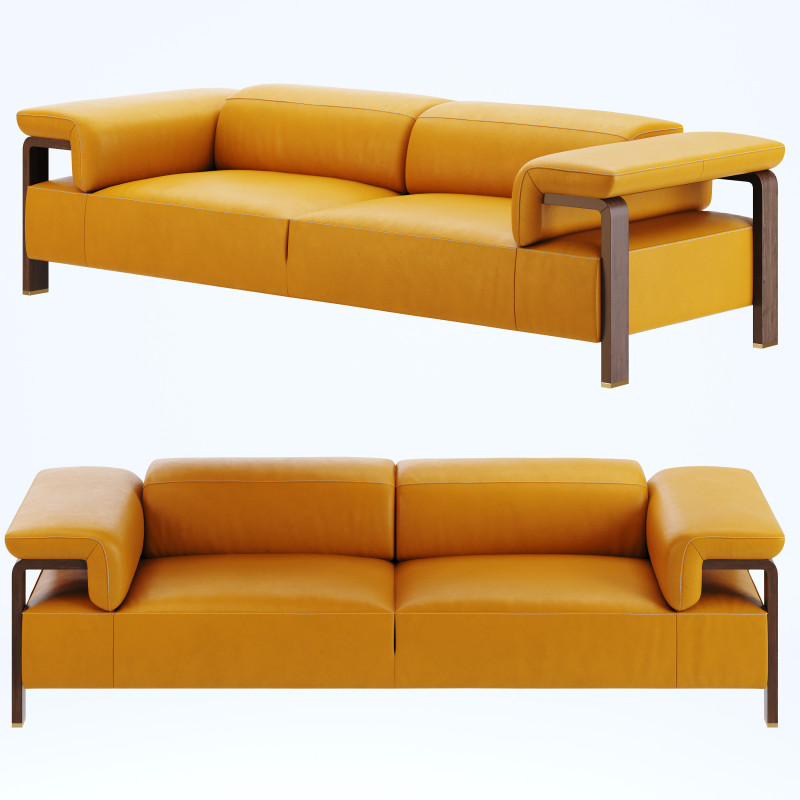 Sofa imperial 3D Model .c4d .max .obj .3ds .fbx .stl .blend 