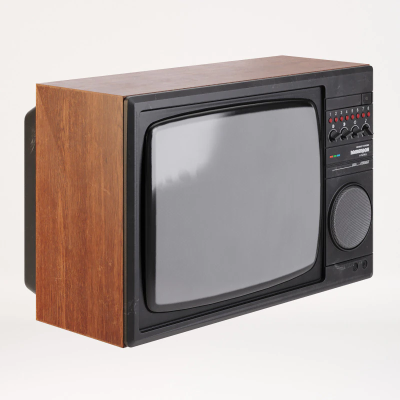 Um antigo aparelho de TV sovi&eacute;tico Modelo 3D .c4d .max .obj .3ds .fbx .stl .blend 