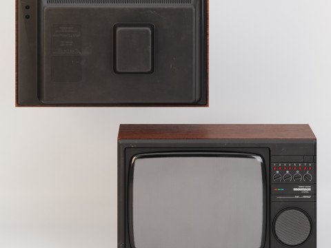 An-old-Soviet-TV-set 3D Model