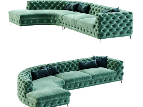 Aston sofa Model 3D