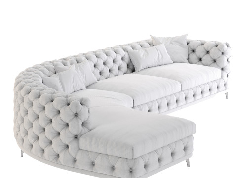 Aston sofa Model 3D