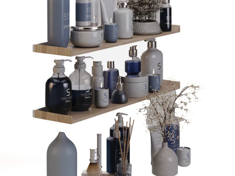 Bathroom Accessories 2 3D Model