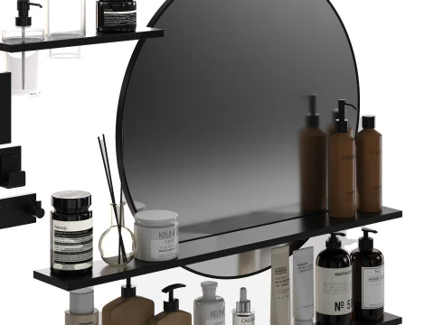 Bathroom Accessories 2 3D Model