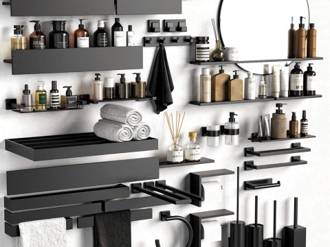 Bathroom Accessories 2 3D Model