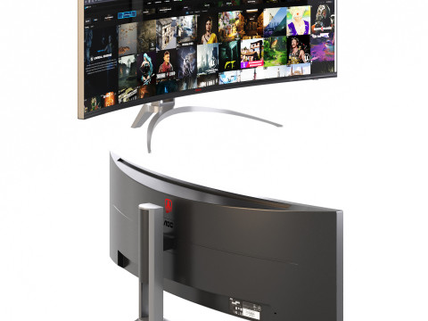 Monitor AOC 49 Modelo 3D