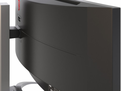 Monitor AOC 49 Modelo 3D