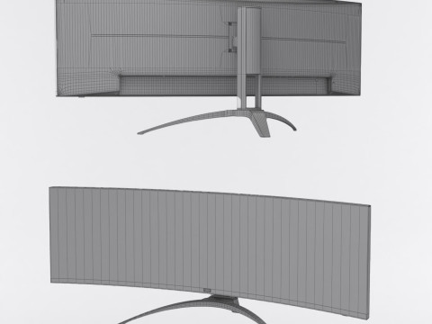 Monitor AOC 49 Modelo 3D