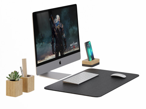 Apple-iMac-set Modèle 3D