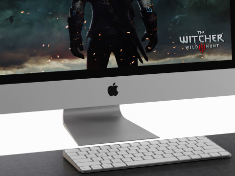 Apple-iMac-set Modèle 3D