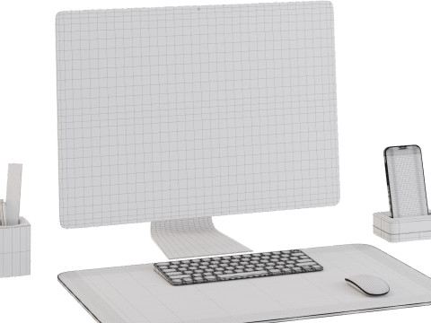 Apple-iMac-set Modèle 3D