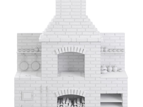 Brick oven Modelo 3D