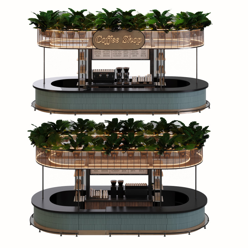 Coffeeshop Modello 3D .c4d .max .obj .3ds .fbx .stl .blend
