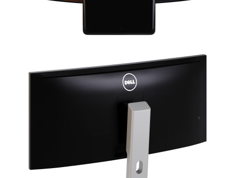 Monitor Dell 34 Modèle 3D