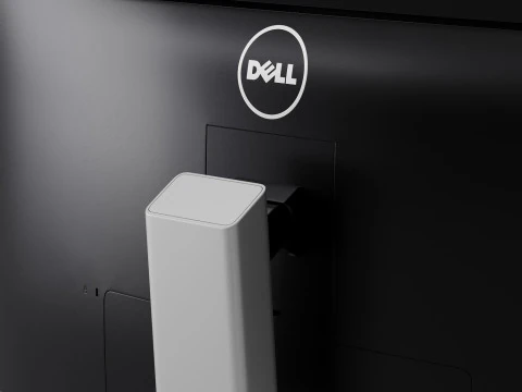 Monitor Dell 34 3D Model
