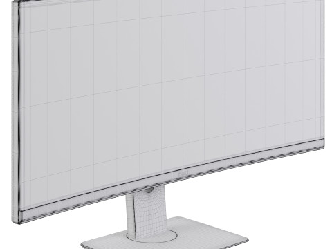 Monitor Dell 34 Modèle 3D