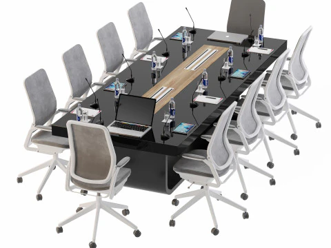 Conference table 3D Model
