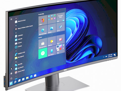 Monitor Dell 38 Modèle 3D