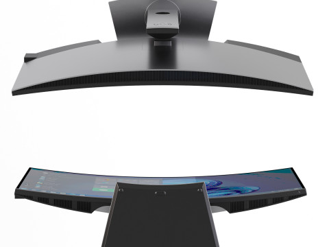 Monitor Dell 38 Modèle 3D