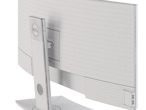 Monitor Dell 38 Modèle 3D