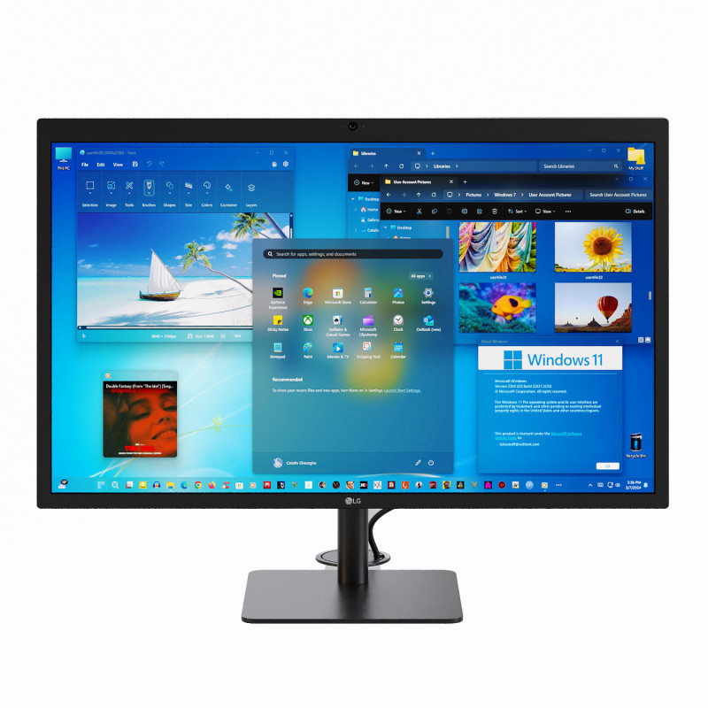 Monitor LG 27 3D Model .c4d .max .obj .3ds .fbx .stl .blend 