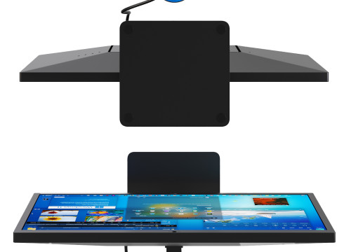 Monitor LG 27 3D Model