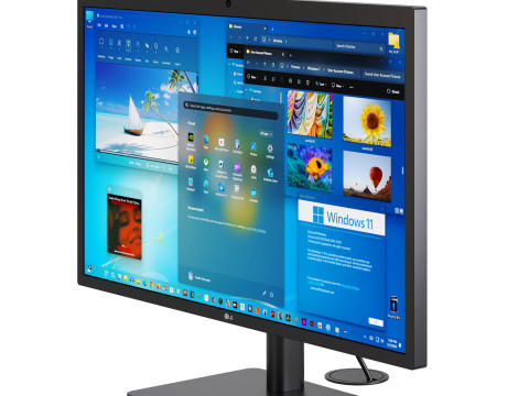 Monitor LG 27 3D Model