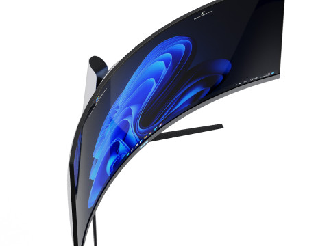 Odyssey G9 QLED Dual-QHD 3D Model