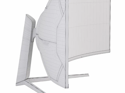 Odyssey G9 QLED Dual-QHD 3D Model