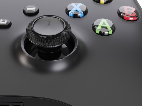 Xbox Series X Controller 3D Model