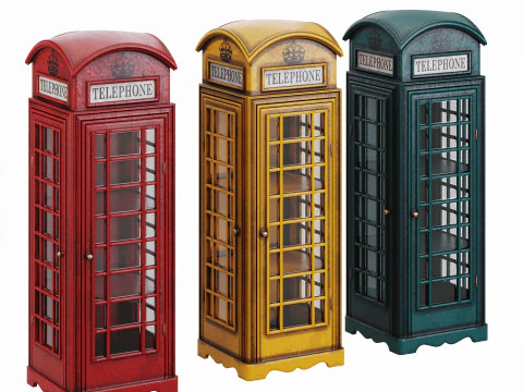 London telephone box 3D Model