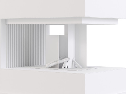 Kamin 3D Model