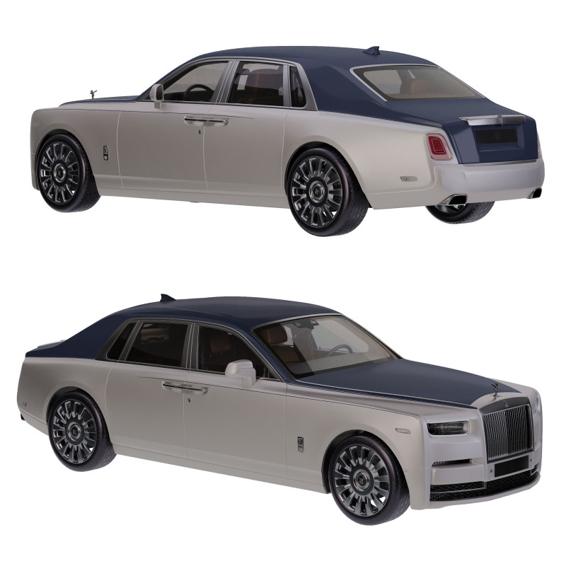 Limuzin Phantom 2018 3D-Modell .c4d .max .obj .3ds .fbx .stl .blend 