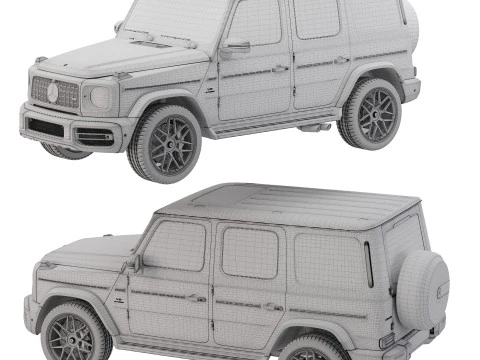 Mercedes-Benz G63 AMG 2019 3D Model