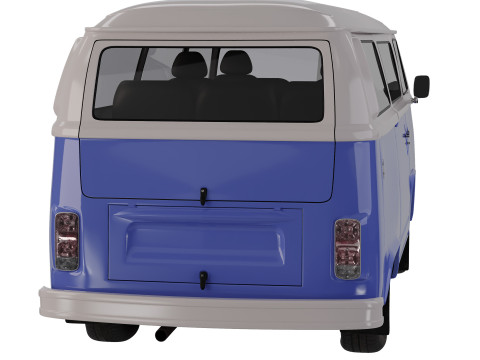 Volkswagen T2 3Dモデル