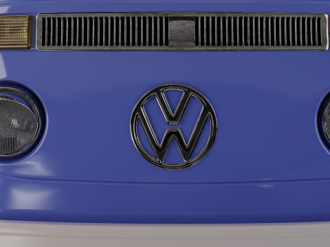 Volkswagen T2 3Dモデル
