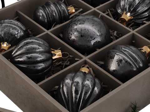 Christmas Decor set 3D Model