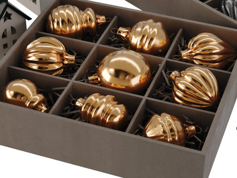 Christmas Decor set 3D Model