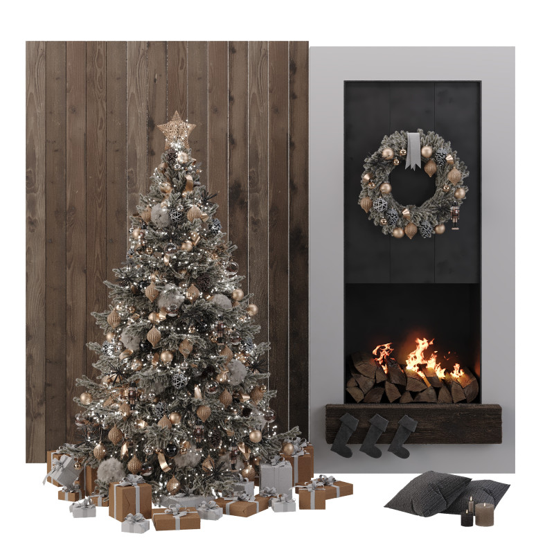 Nice Christmas tree 3Dモデル .c4d .max .obj .3ds .fbx .stl .blend 