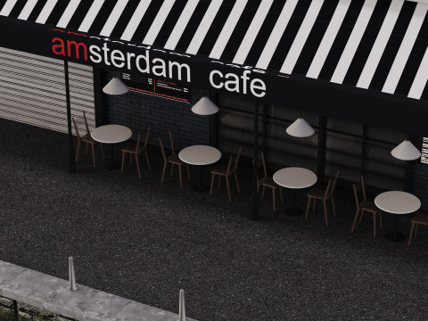 Facade Amsterdam 3D मॉडल
