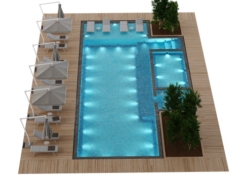 Swimming Pool 8 3Dモデル
