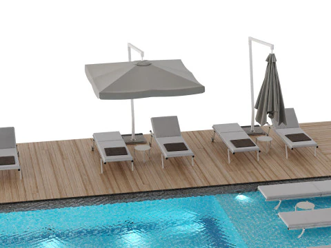 Kolam Renang 8 Model 3D