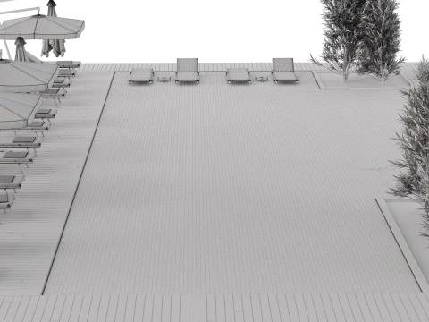 Kolam Renang 8 Model 3D