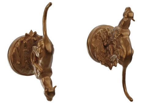 Bronze Statue Guepard 3Dモデル