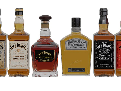 ウイスキーコレクション 3Dモデル